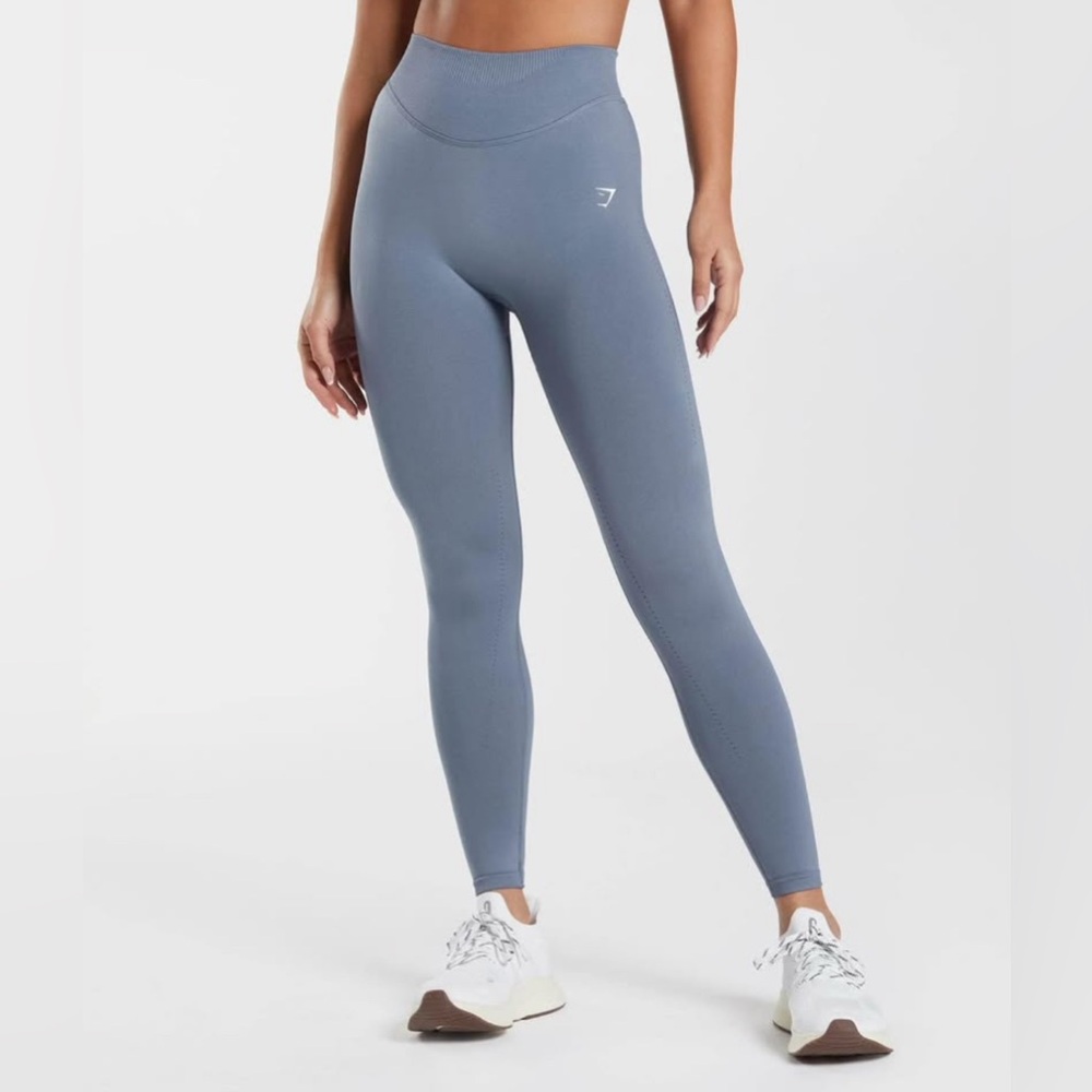 Gymshark Sweat Seamless Leggings - Evening Blue